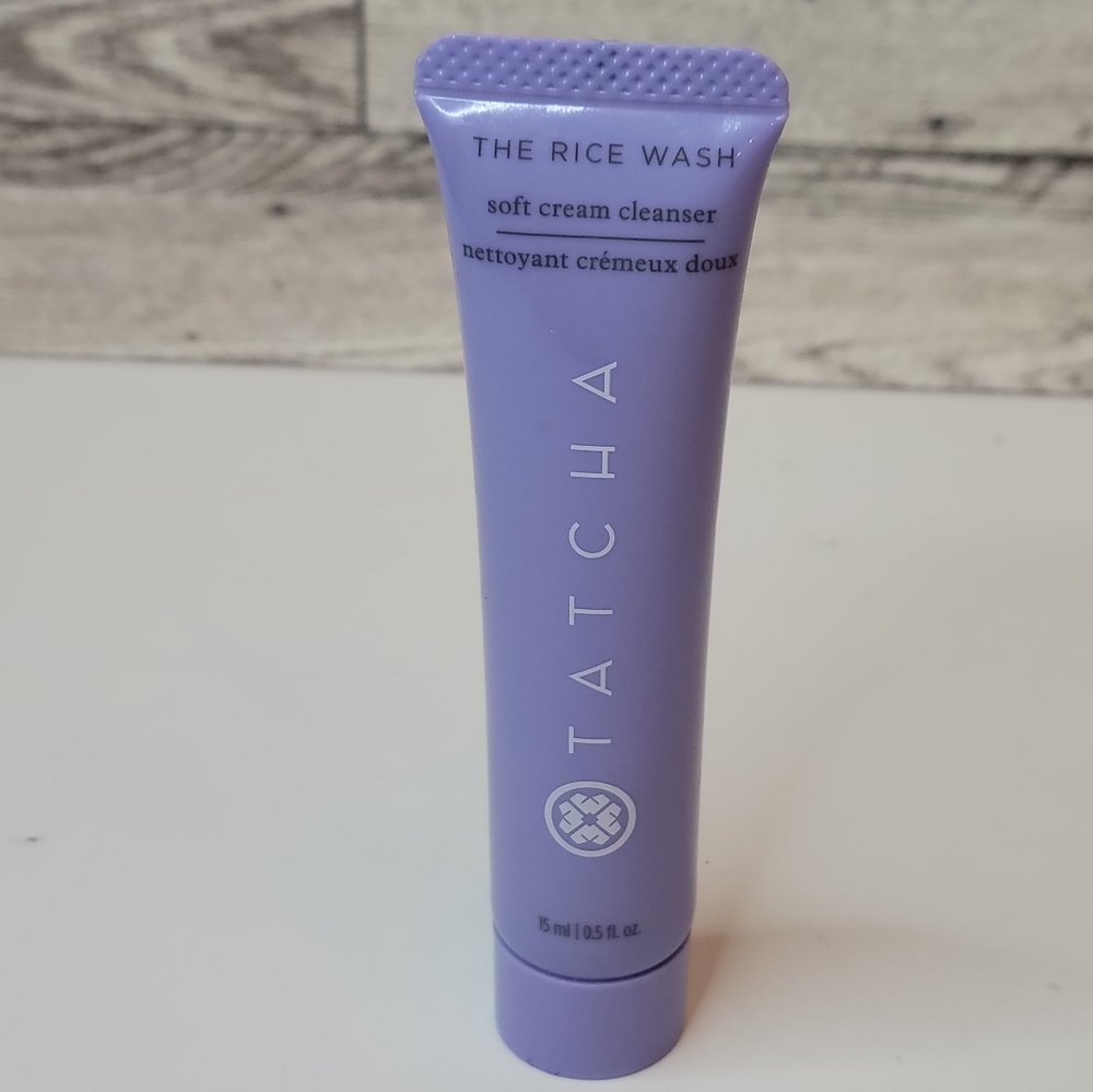 Tatcha The Rice Wash Soft Cream Cleanser Face 0.5oz Travel Size - Deluxe Sample